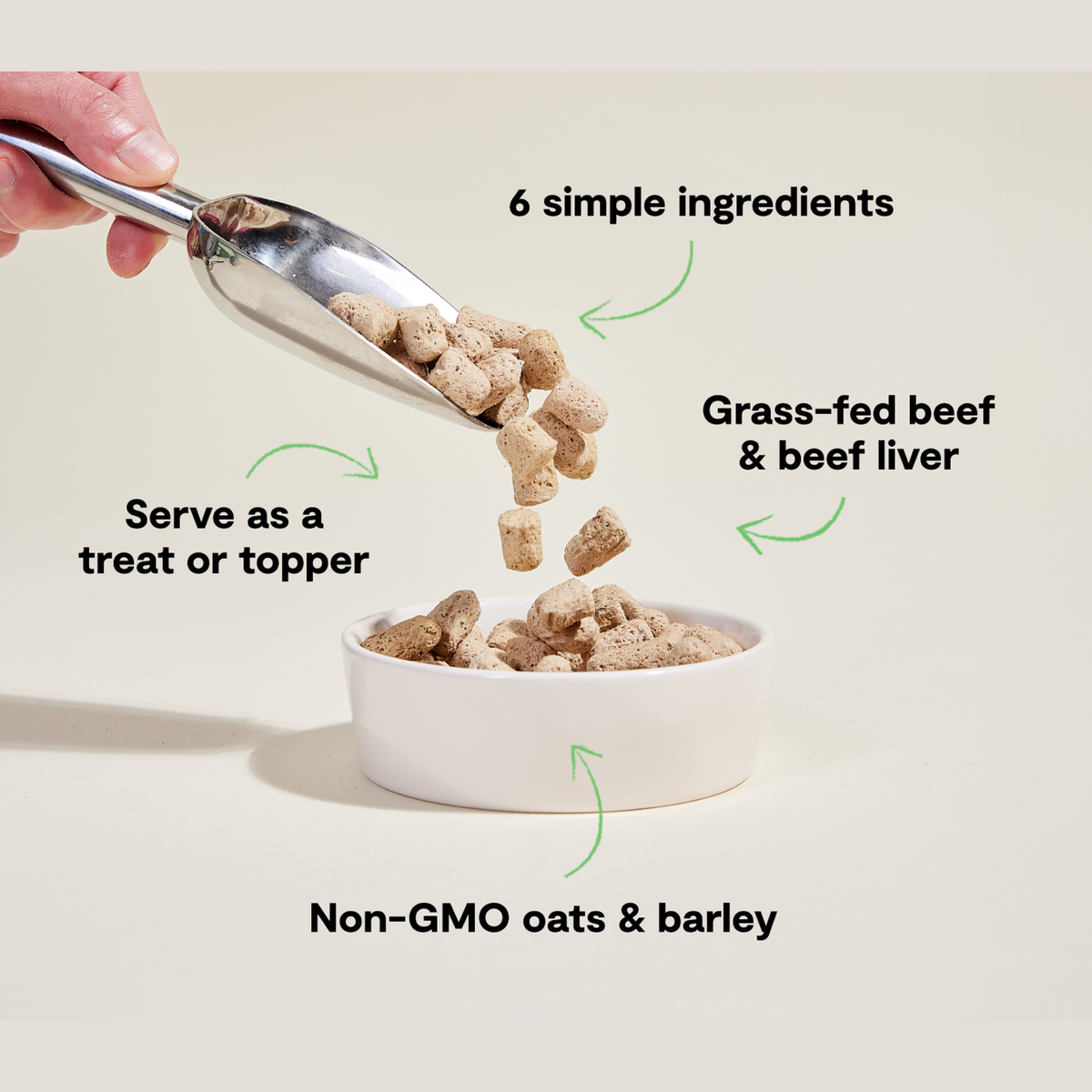 Open Farm Goodbowl Grass-Fed Beef Freeze Dried Raw Morsels for Dogs -- open farm goodbowl grass-fed beef benefits - grass-fed beef and beef liver