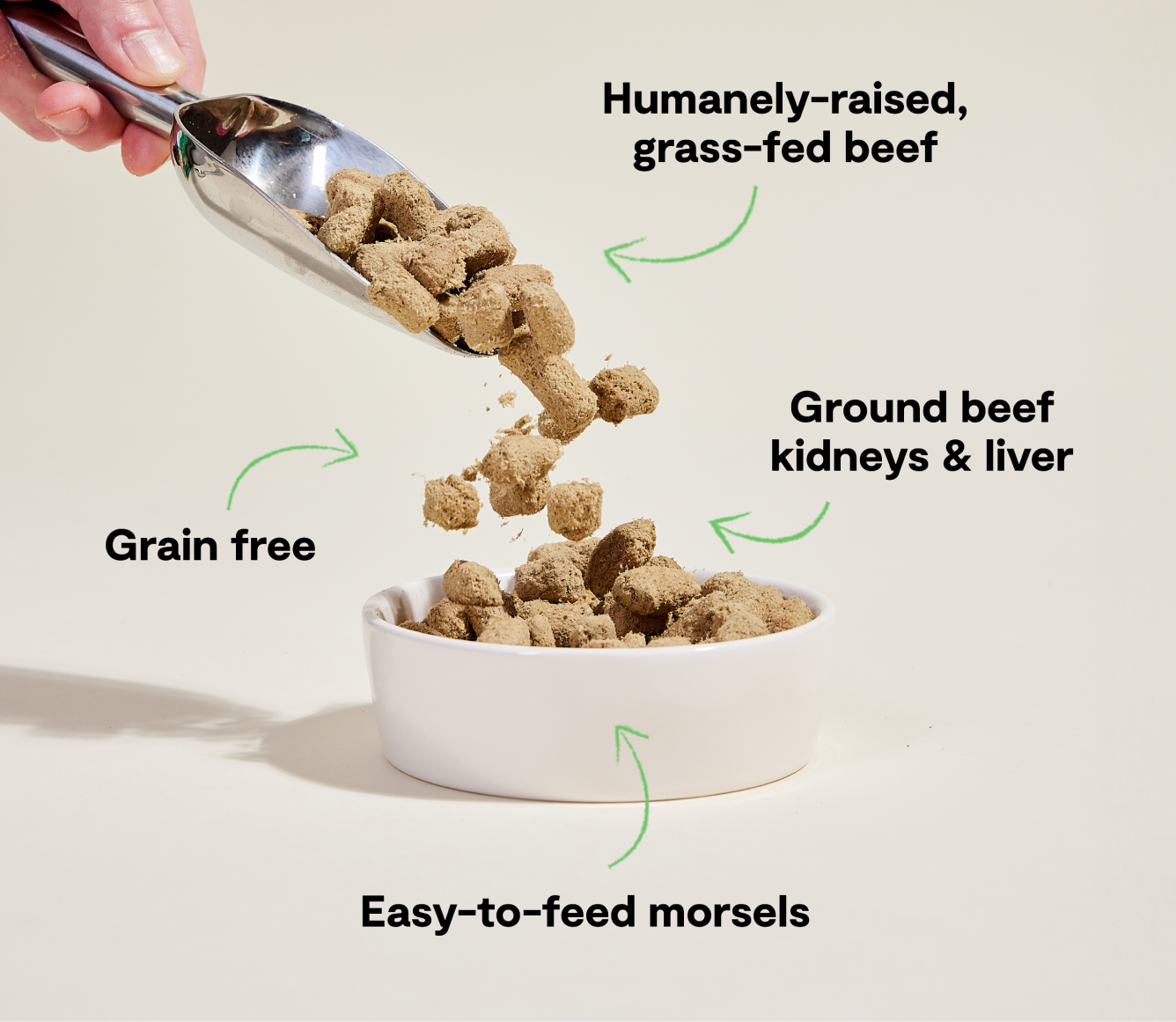 Open Farm Grass-Fed Beef freeze dried raw benefits - humanely raised grass-fed beef, grain free, easy to feed morsels