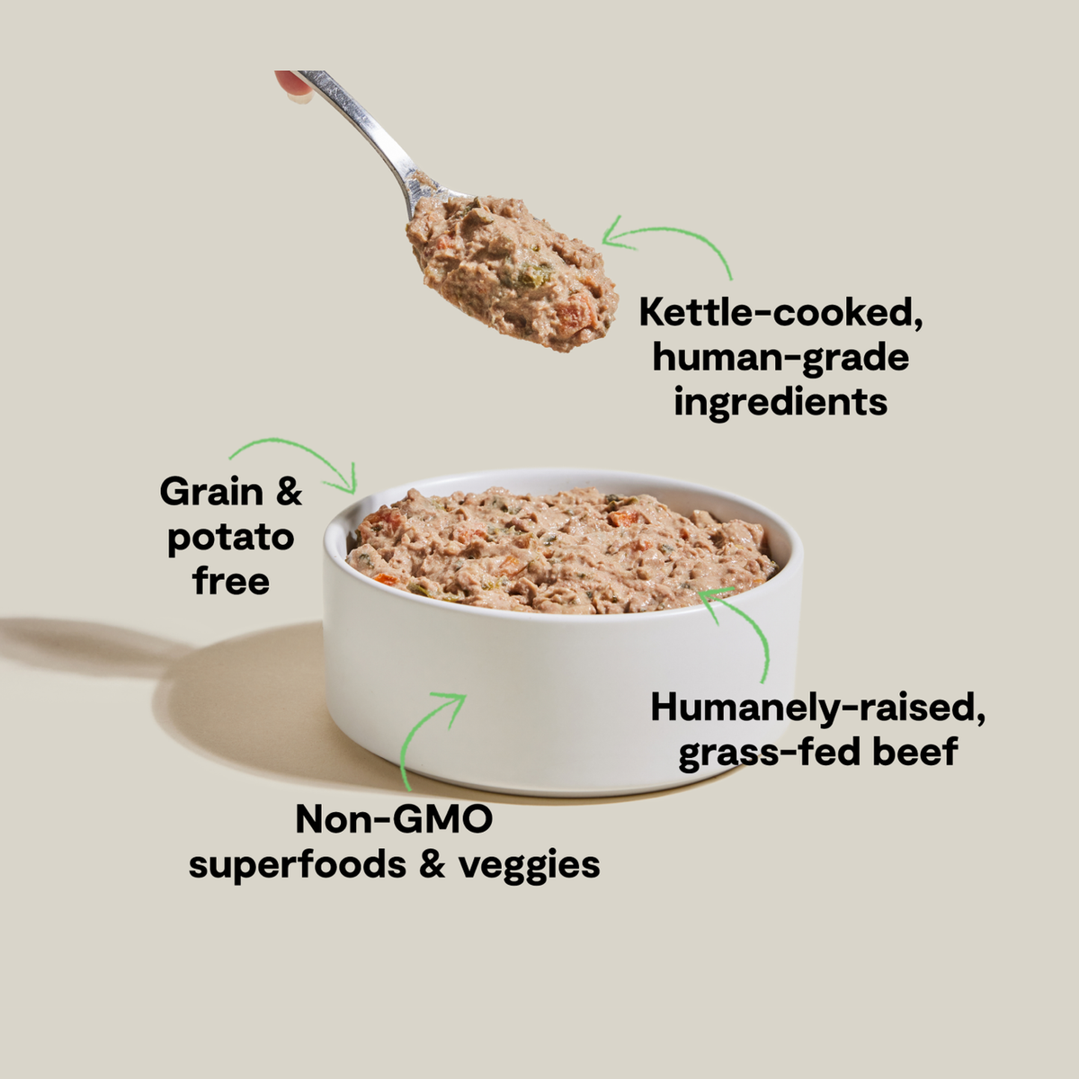 Open Farm Grass-Fed Beef Rustic Stew Wet Dog Food -- ingredient and benefit highlights
