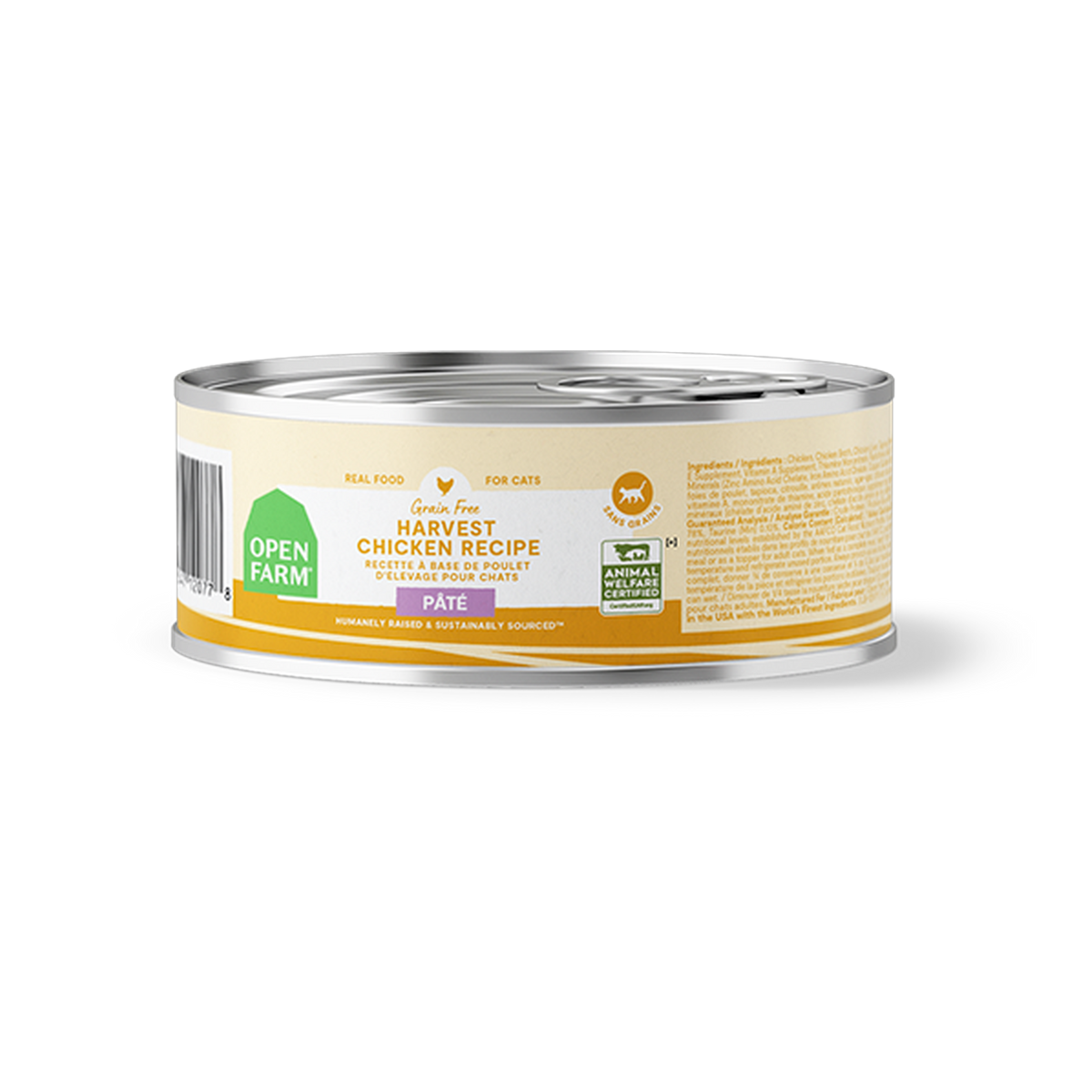 Open Farm Harvest Chicken Pâté for Cats -- 5.3 oz can