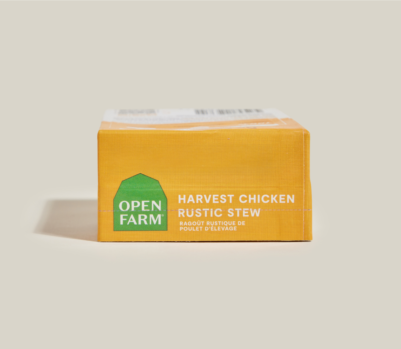 Open Farm Harvest Chicken Rustic Stew Wet Dog Food 12.5 oz carton side view