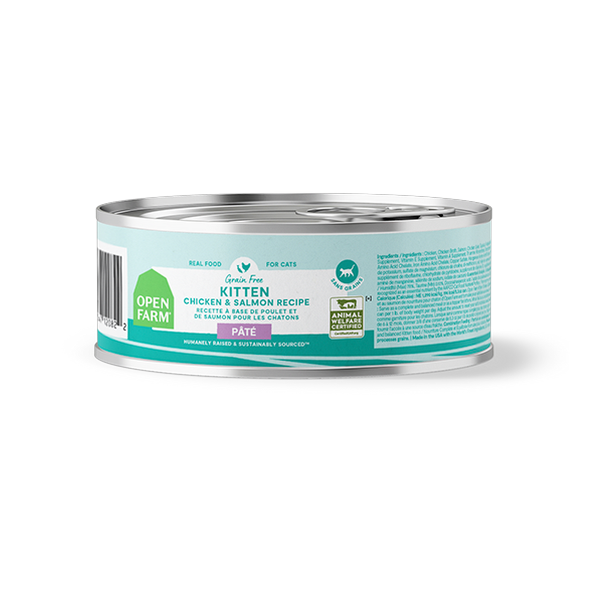 Open Farm Kitten Chicken & Salmon Pâté for Cats -- 2.8 oz can