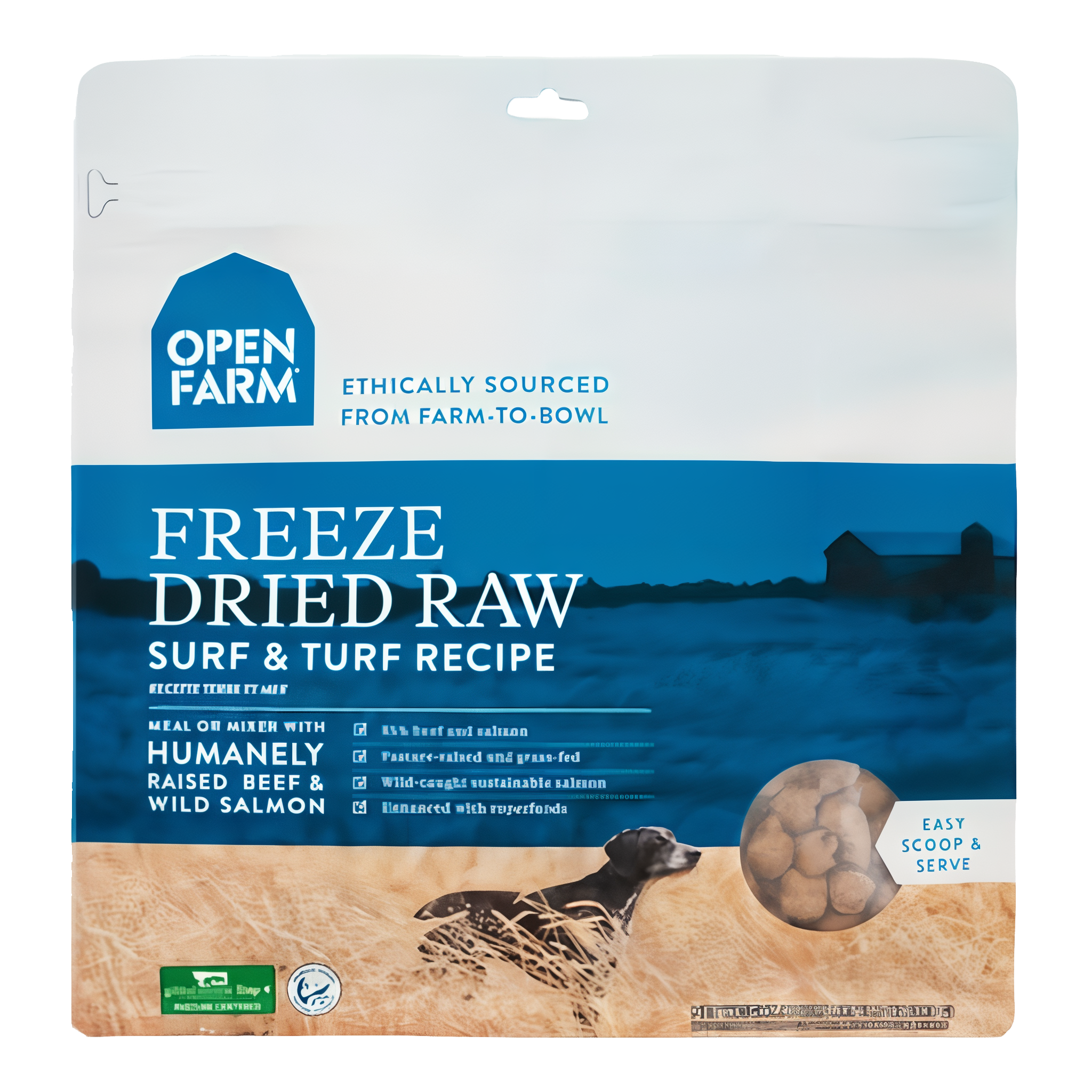 Open Farm Surf & Turf Freeze Dried Dog Food