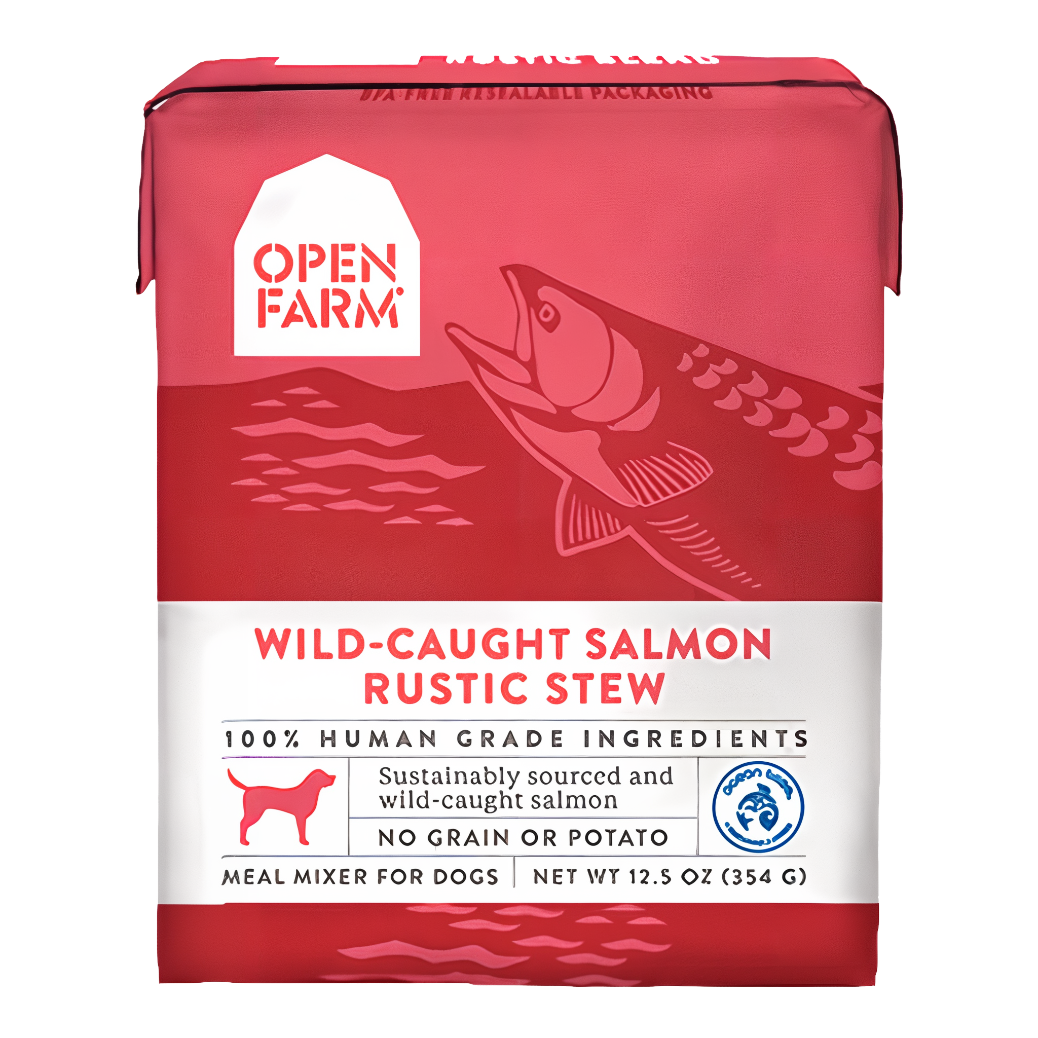 Open Farm Wild-Caught Salmon Rustic Dog Stew