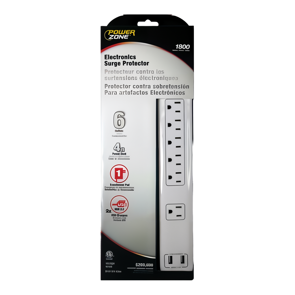 Orguli Orgill 6-Outlets Surge Suppressor