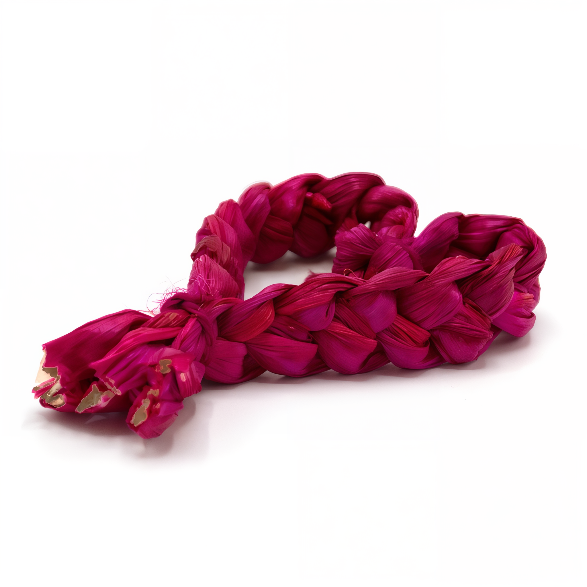 Braided cornleaf and jute Celebration Heart chew