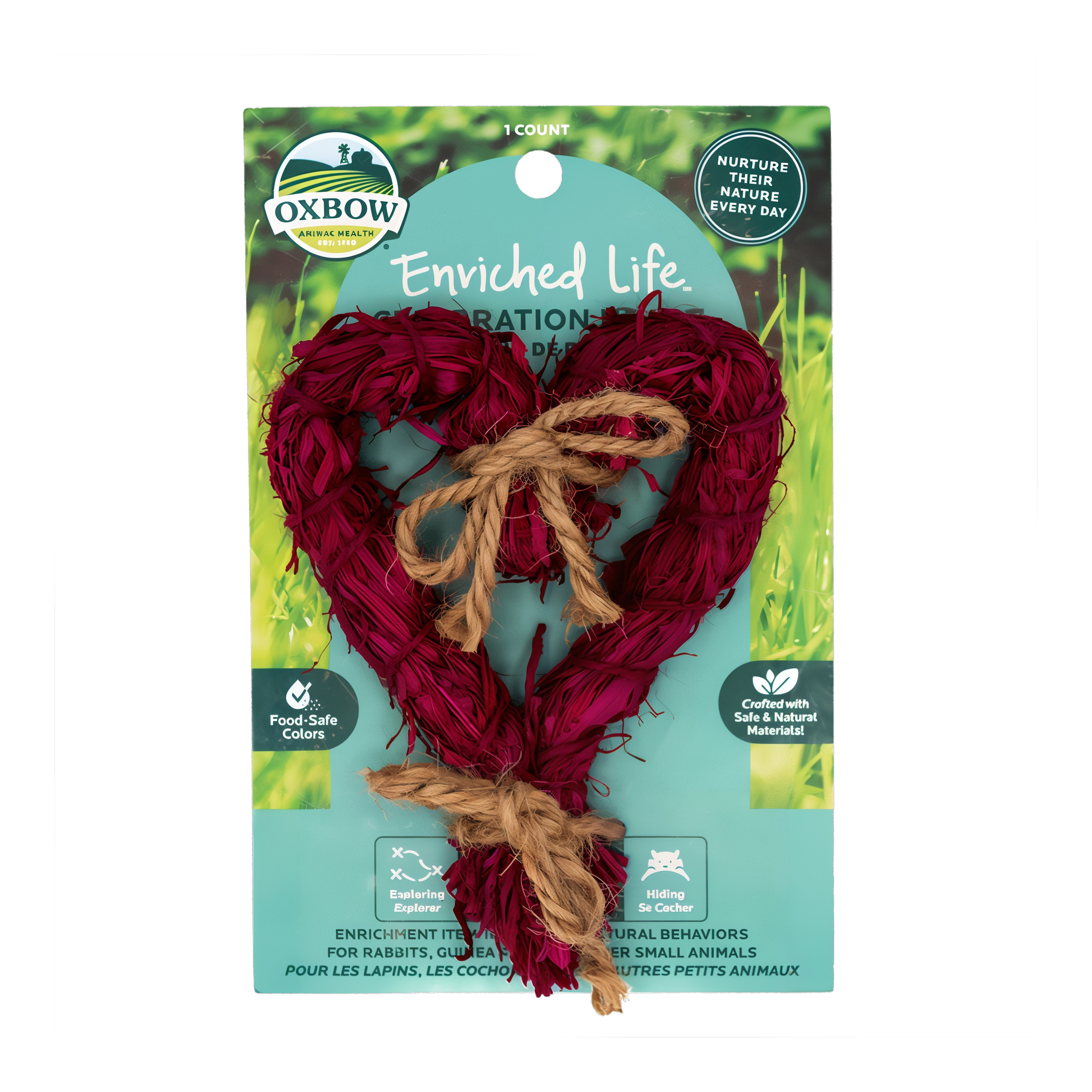 Oxbow Enriched Life Celebration Heart in packaging
