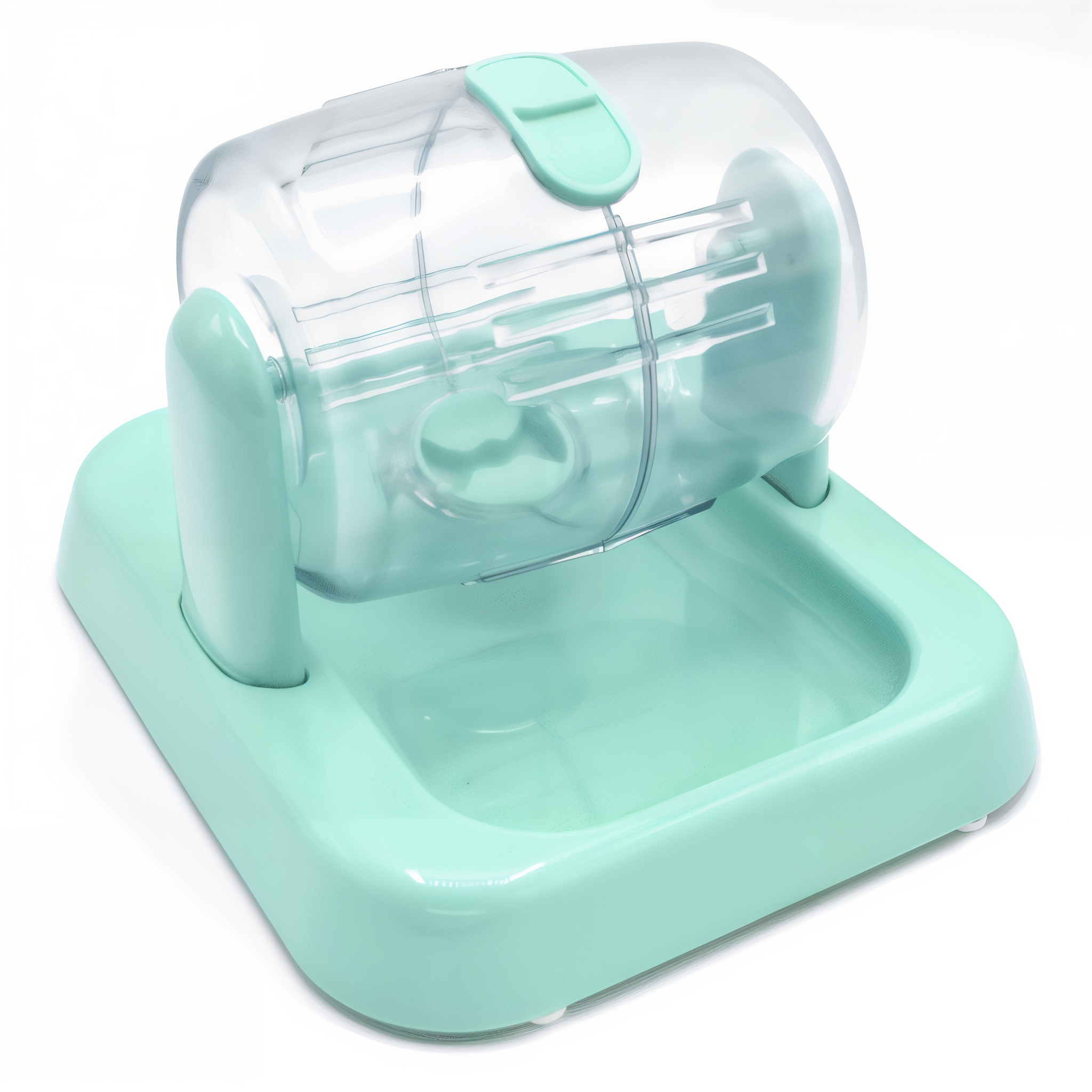 Rolly Teaser puzzle feeder with clear barrel