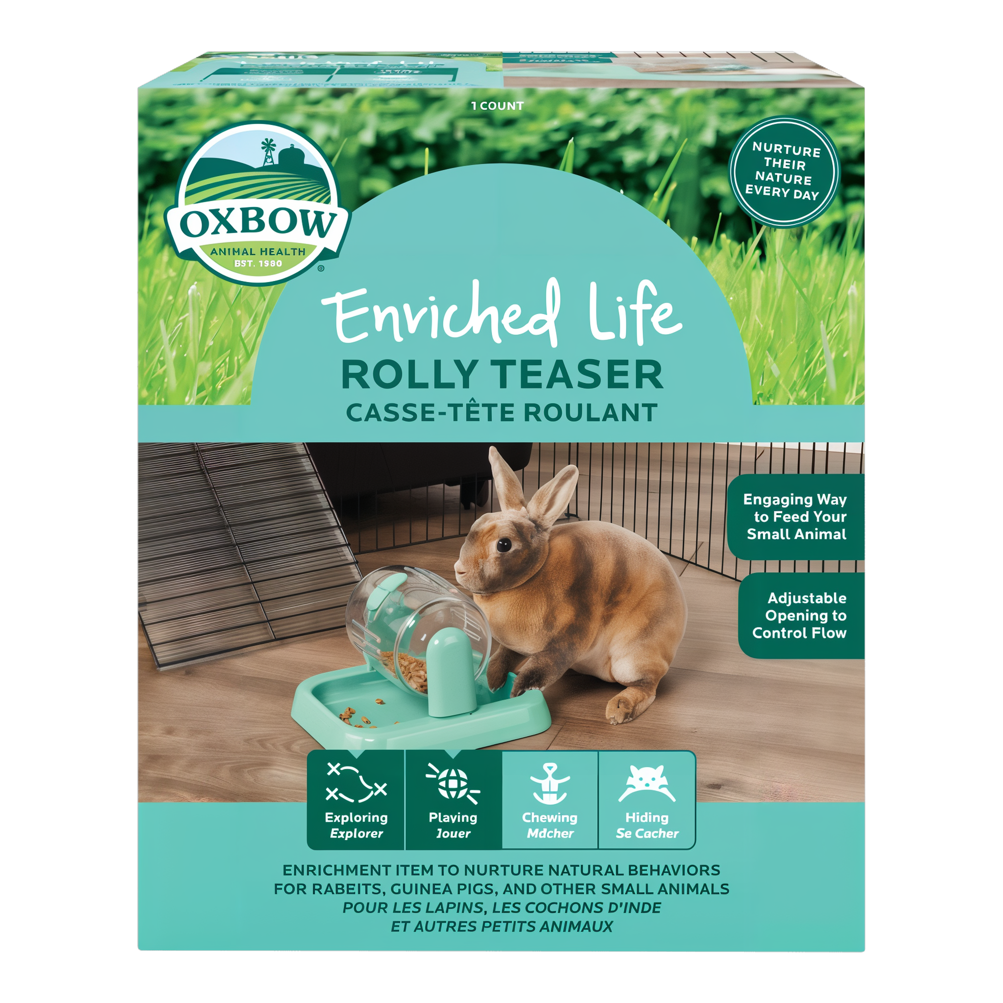 Oxbow Enriched Life Rolly Teaser in packaging #ONE SIZE