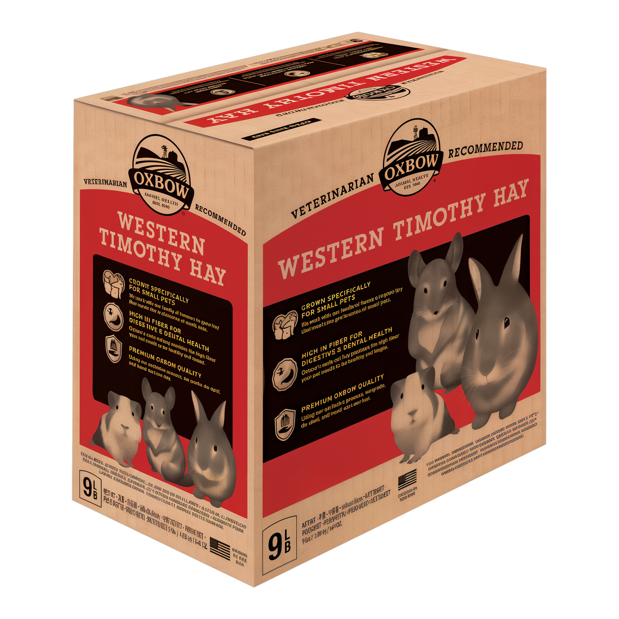 Western Timothy Hay 9 lb box detail