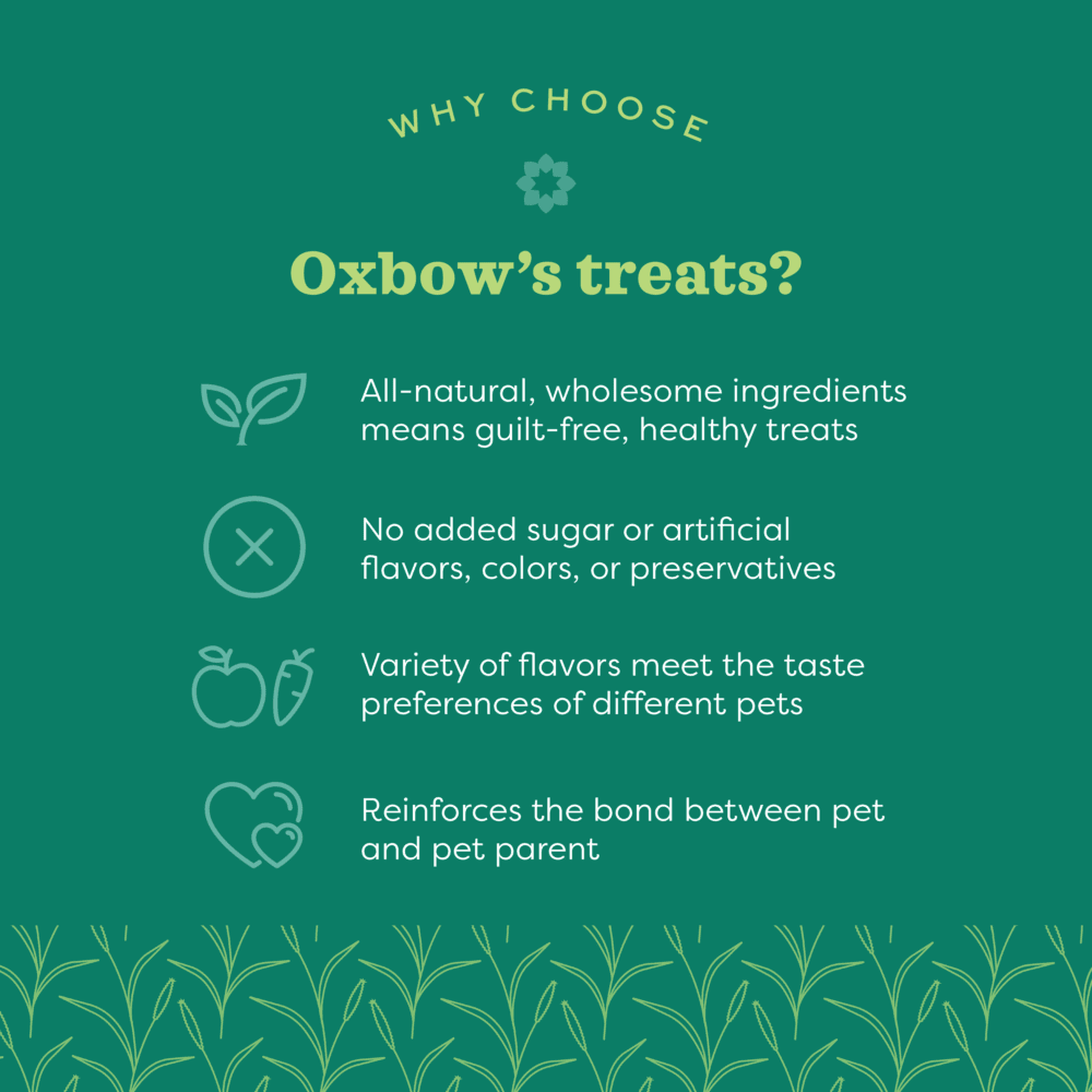 Why choose Oxbow treats