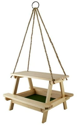 Panacea Lake & Cabin Picnic Table Platform Feeder