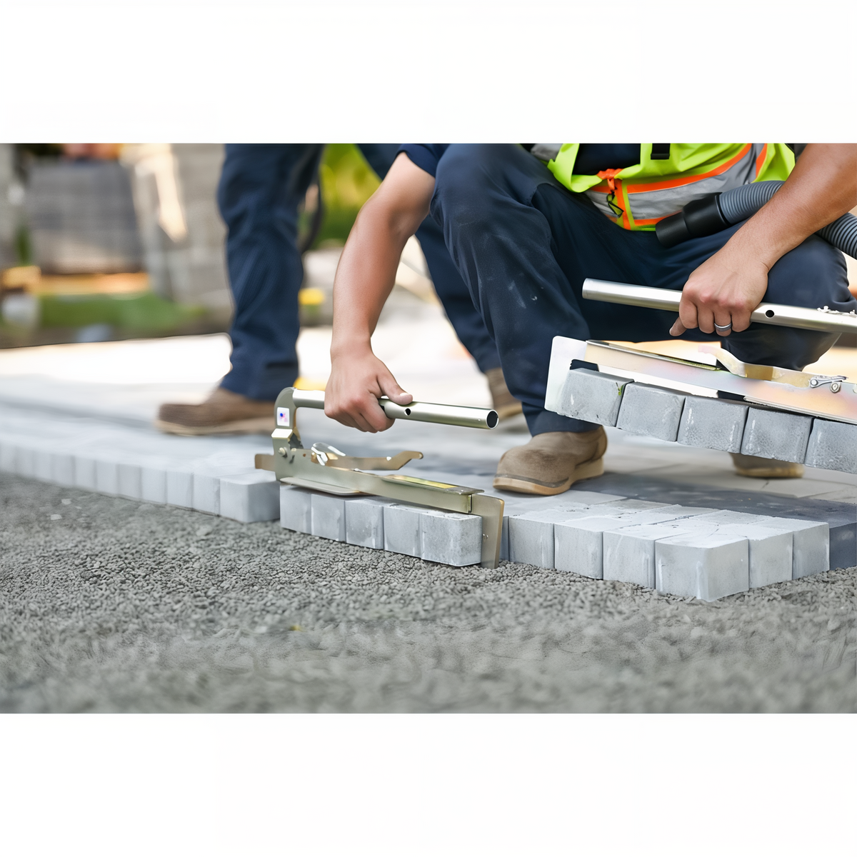 Pave Tool Quick-E-BL 180 Block Clamp -- lifestyle