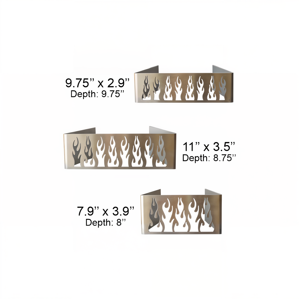 Pave Tool Quick-E-Fire Vent 11 in x 3.5 in -- diagram