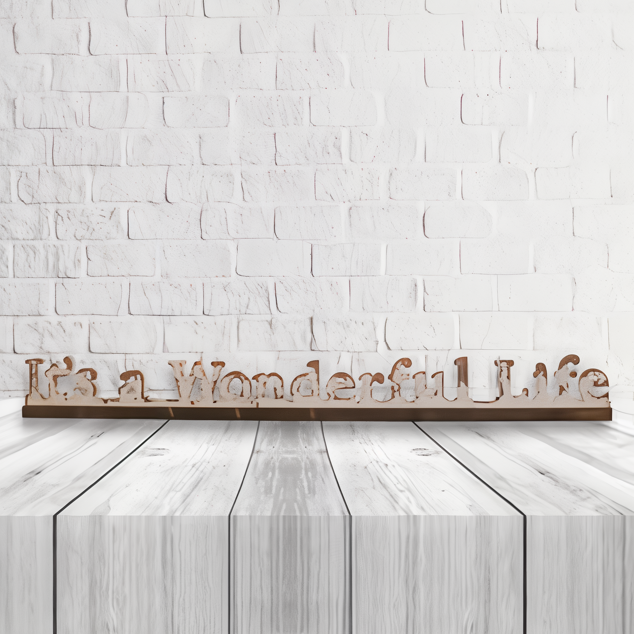 It's a Wonderful Life Wooden Sign Home Decor