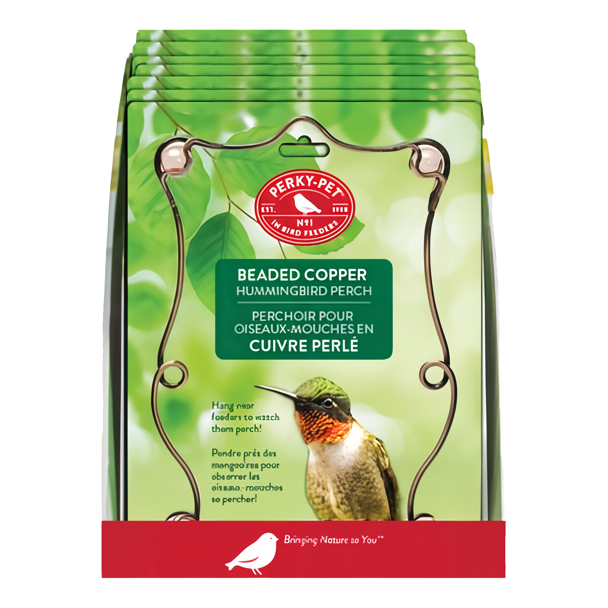 Perky-Pet Copper Beaded Hummingbird Swing