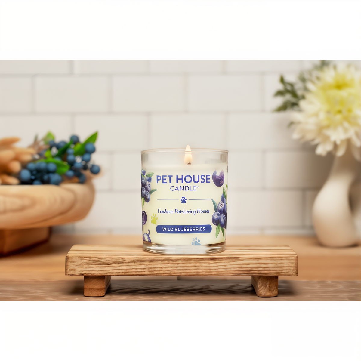 Pet House Wild Blueberries 9 oz Candle -- lifestyle