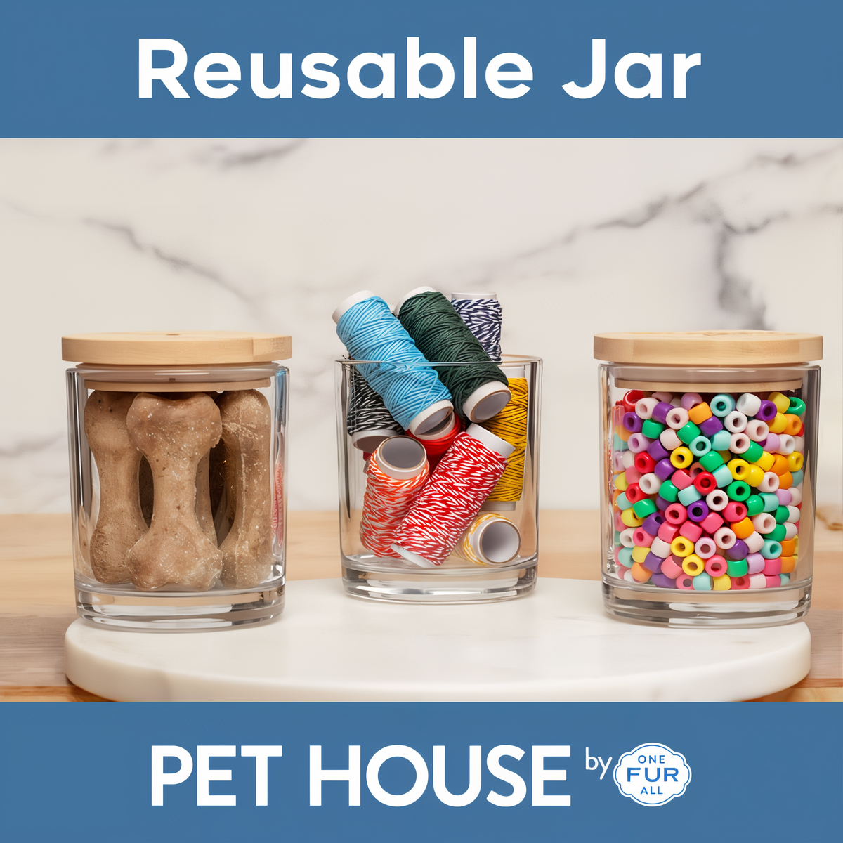 Pet House Wild Blueberries 9 oz Candle -- infographic reusable jar