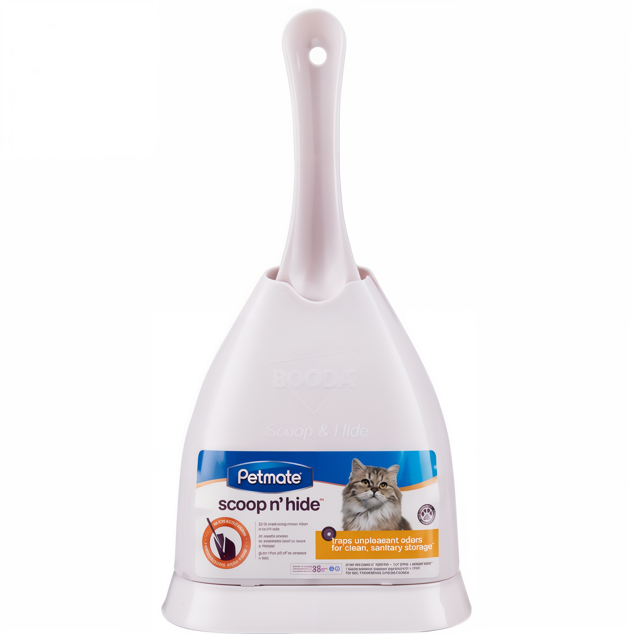 Petmate Plastic Cat Litter Scoop N Hide with Hinged Stand