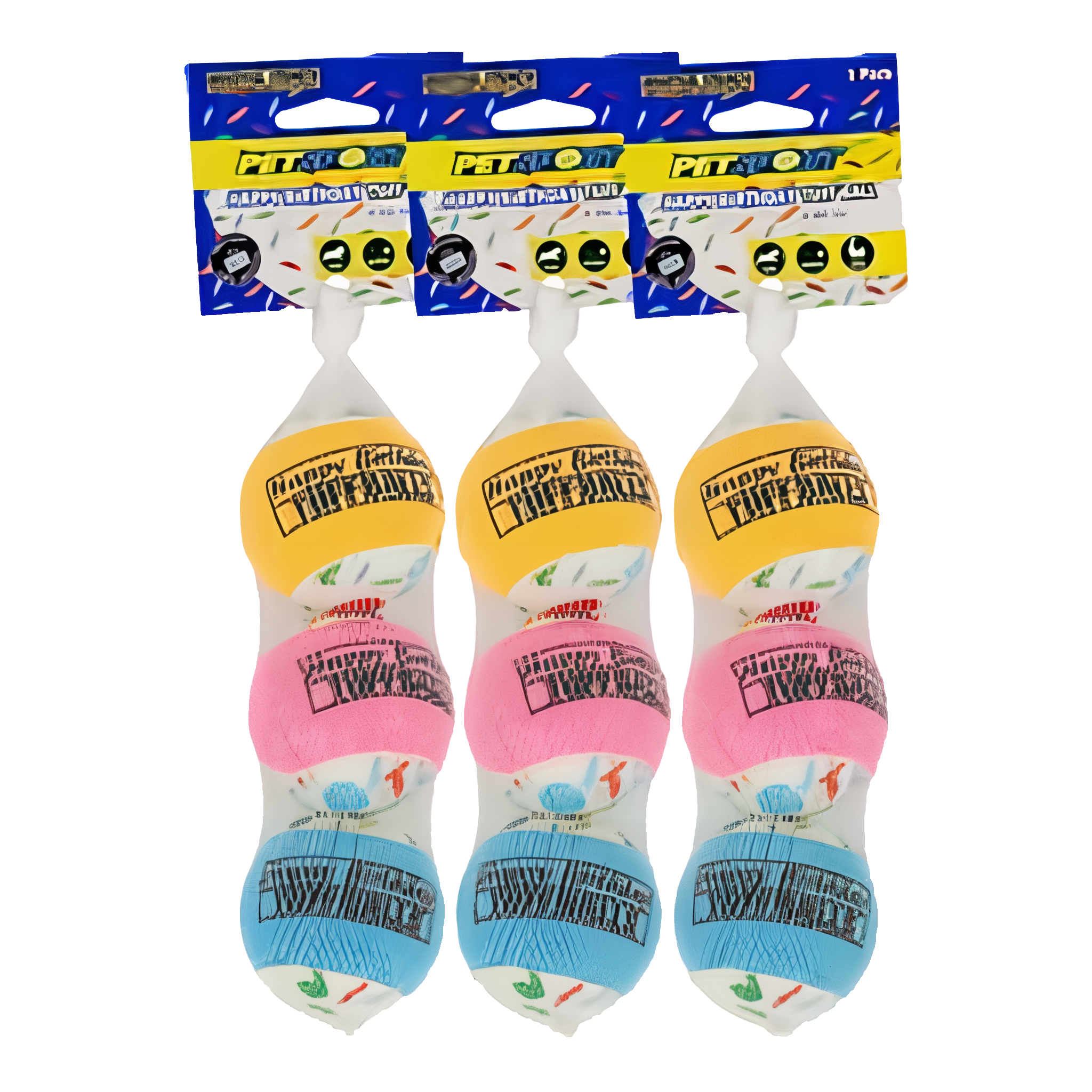 Petsport USA Happy Birthday Tuff Balls