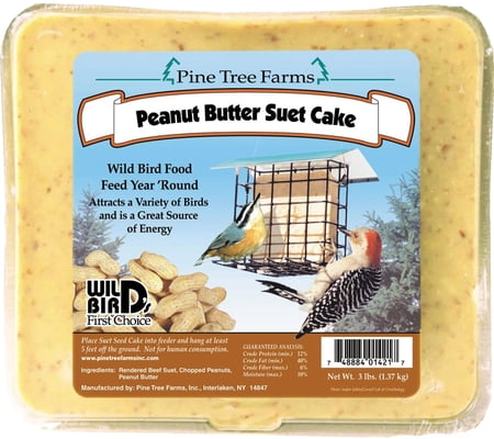 Pine Tree Farms Peanut Butter Suet Cake