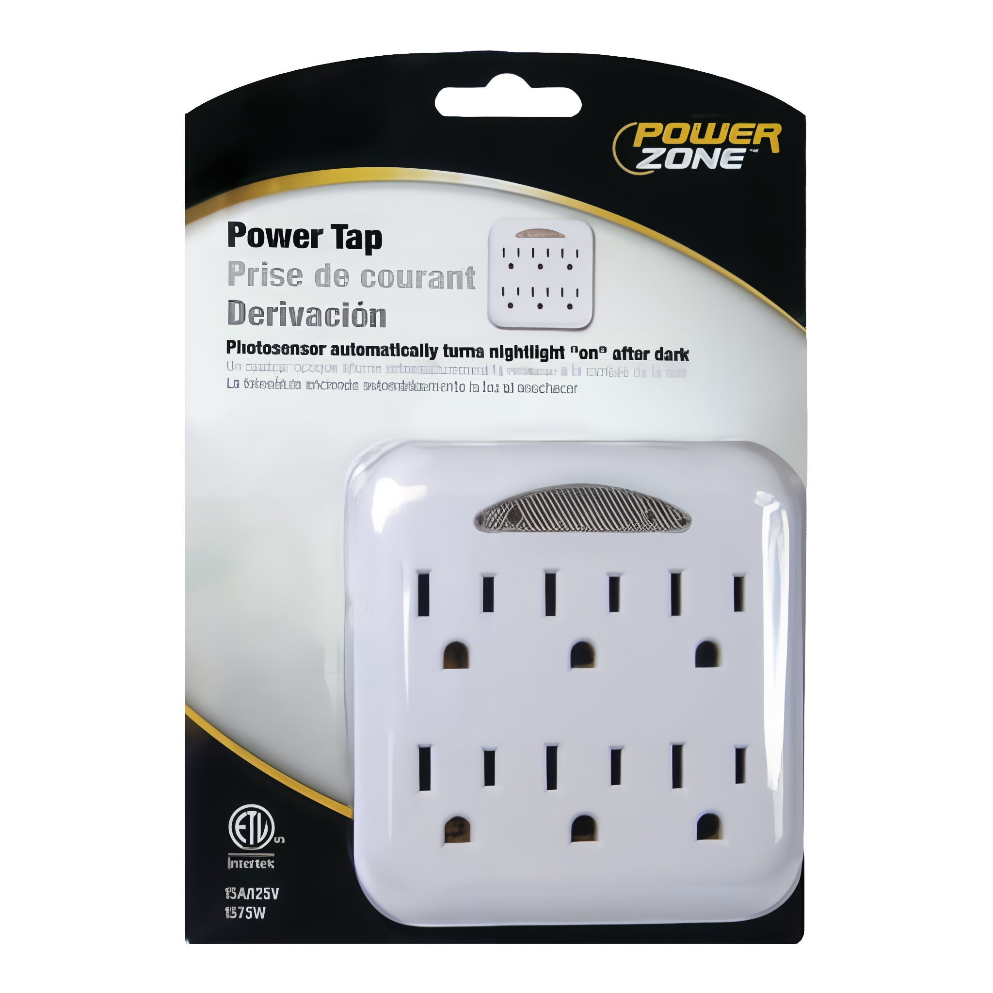 Powerzone Grounded Outlet Tap