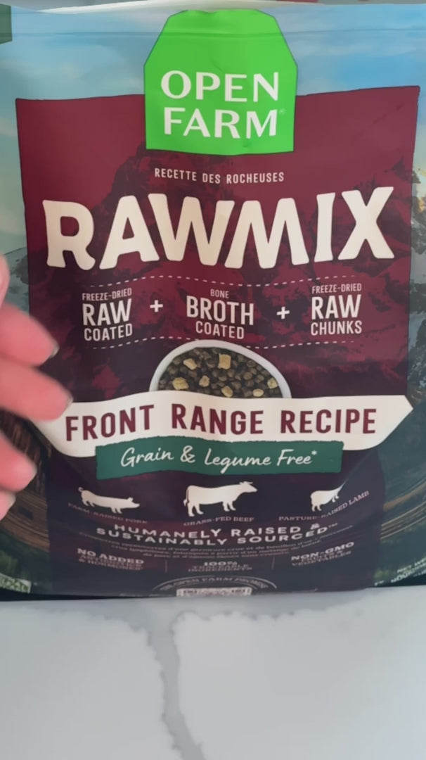 Open Farm RawMix Front Range Ancient Grains Dog Kibble video