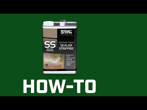 SRW Products SS Sealer Stripper Specialty Clean — installation video