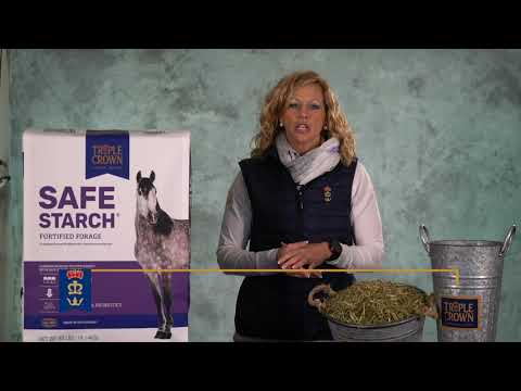 Horse Feed Experts video on Triple Crown Safe Starch Fortified Forage