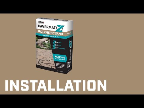 SRW Products Inc. Pavermate Z3 Polymeric Sand 50 lb -- video