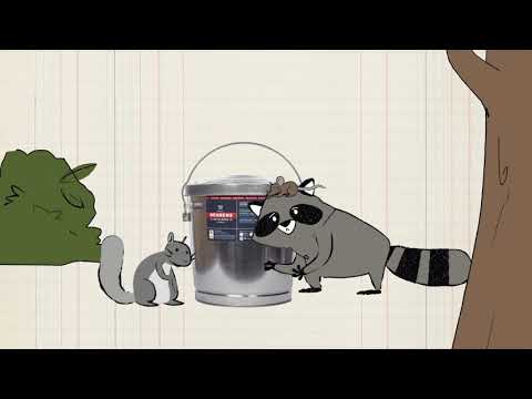 Behrens 10 Gallon Galvanized Steel Can with Locking Lid -- video