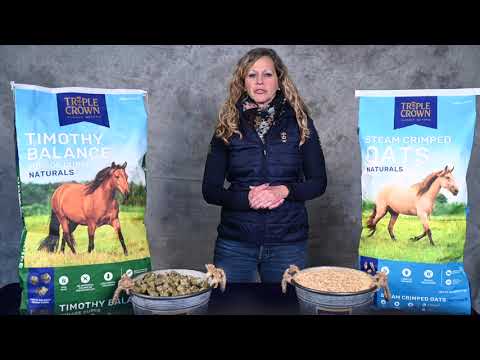 Horse Feed Experts on Triple Crown Naturals forage cubes and oats