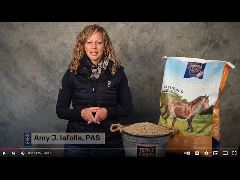 Horse Feed Experts explain Triple Crown Rice Bran