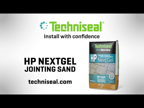 How to install Techniseal HP NextGel polymeric sand for paver joints
