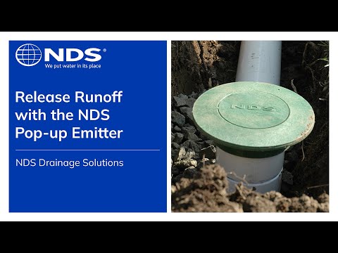 NDS Pop-Up Drainage Emitter with Elbow and Adapter 3 in. and 4 in. -- video