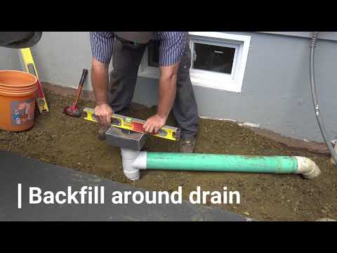 Pave Tool Quick-E-Adjustable Patio Drain Plastic -- video