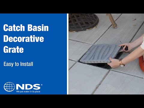 NDS 12 in. Square Catch Basin Drain Kit -- video
