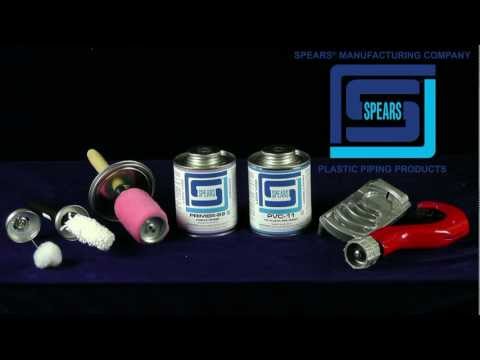 Spears S118 Series PVC Short Repair Coupling -- video