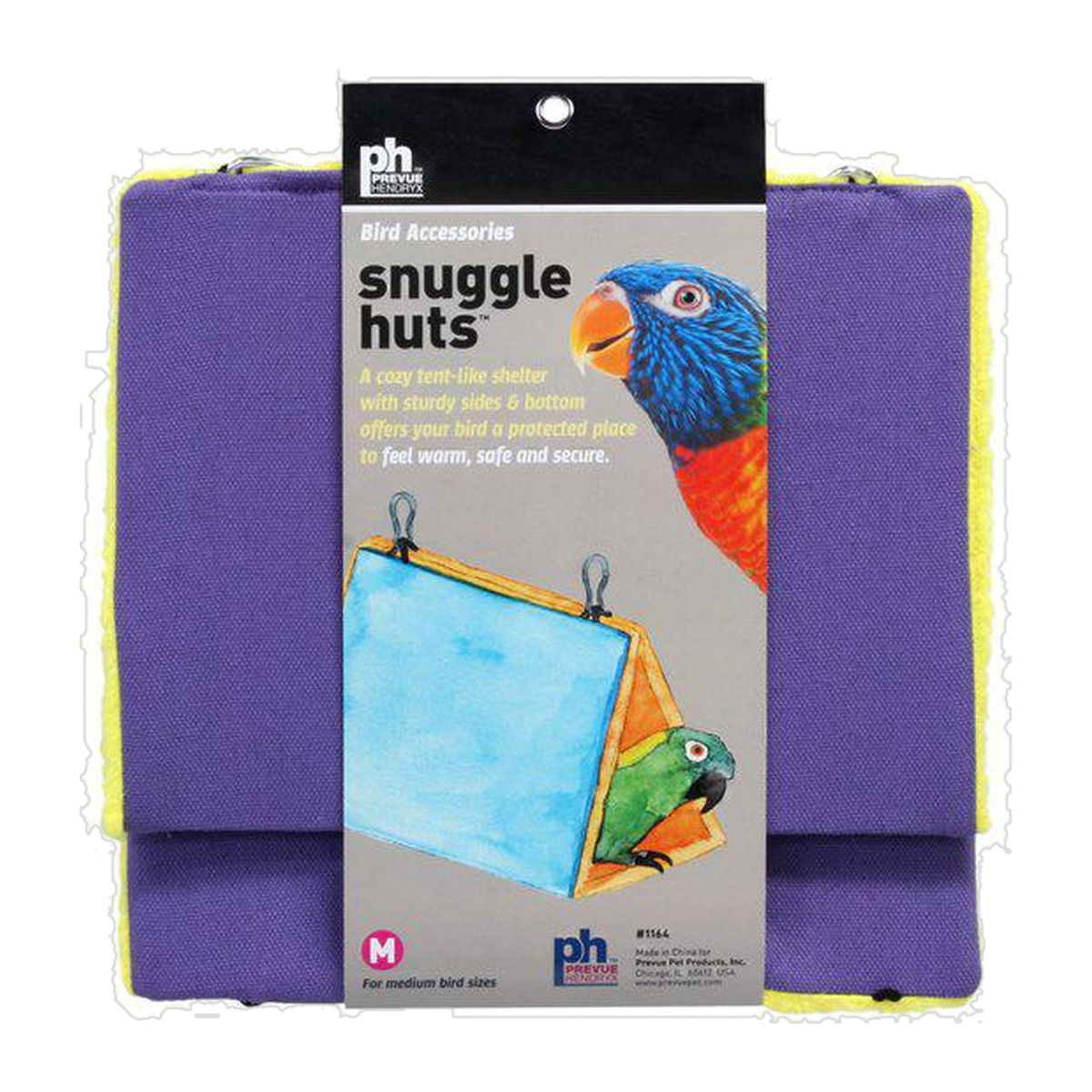 Prevue Snuggle Hut medium size retail card purple