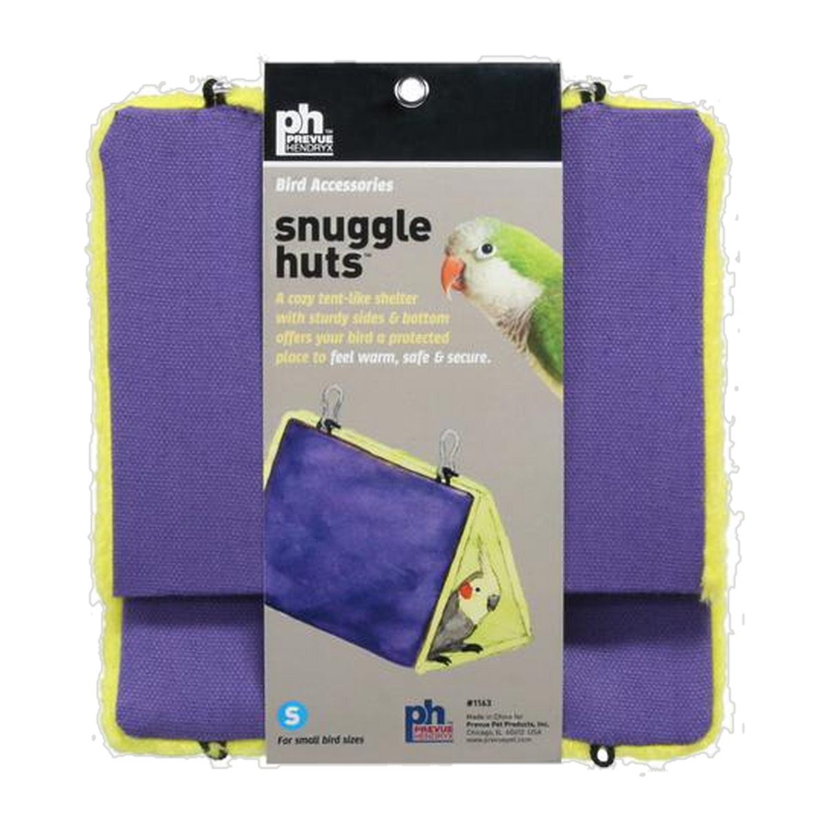 Prevue Snuggle Hut small size retail card purple