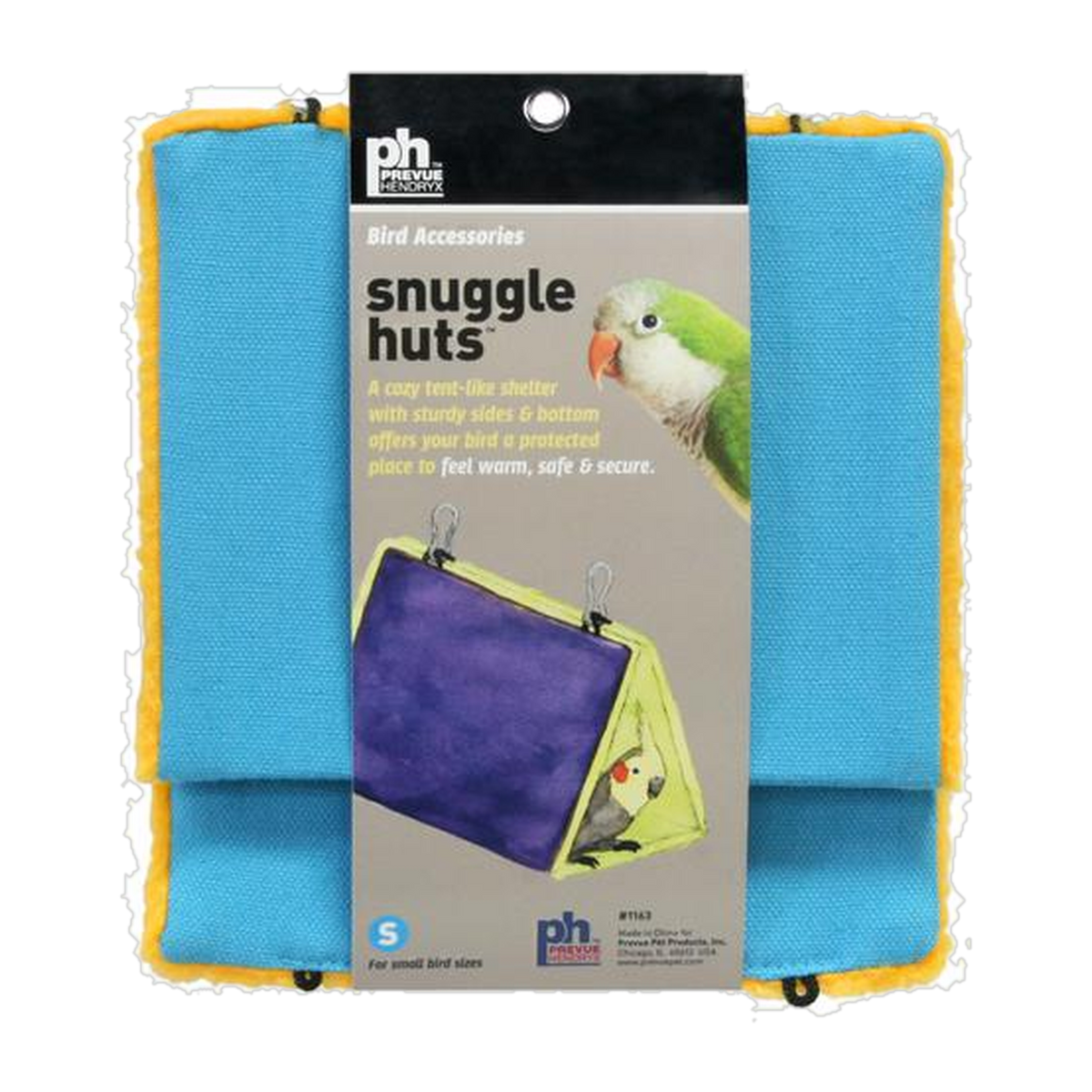 Prevue Snuggle Hut small size retail card blue