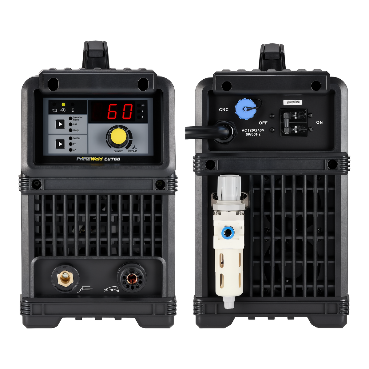 PrimeWeld CUT60 Dual Voltage 110v/220v 60-Amp Plasma Cutter -- machine detail view