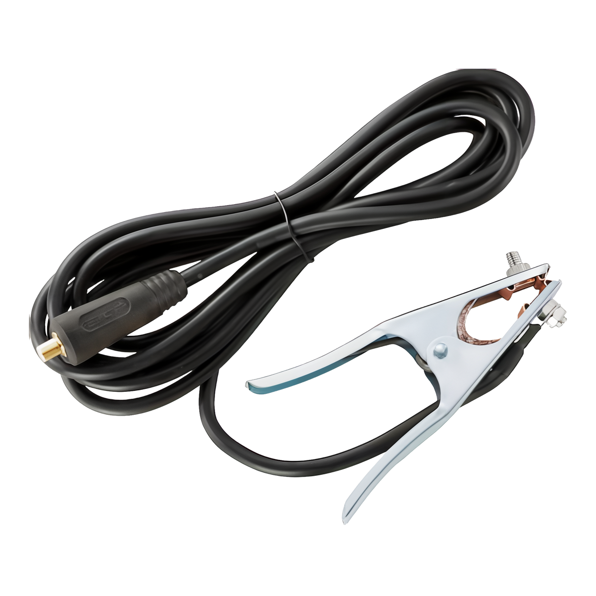 PrimeWeld MIG160 Portable Flux Core MIG Welder -- ground clamp with cable