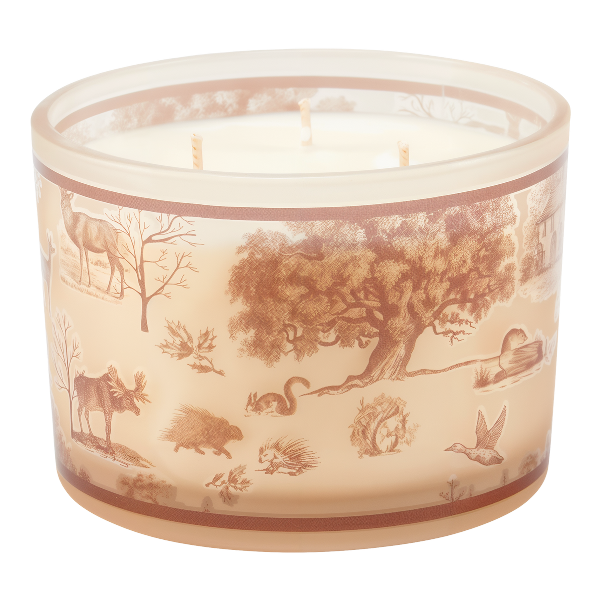 Primitives by Kathy Cabin Toile Candle -- product image #14 oz#Per Unit