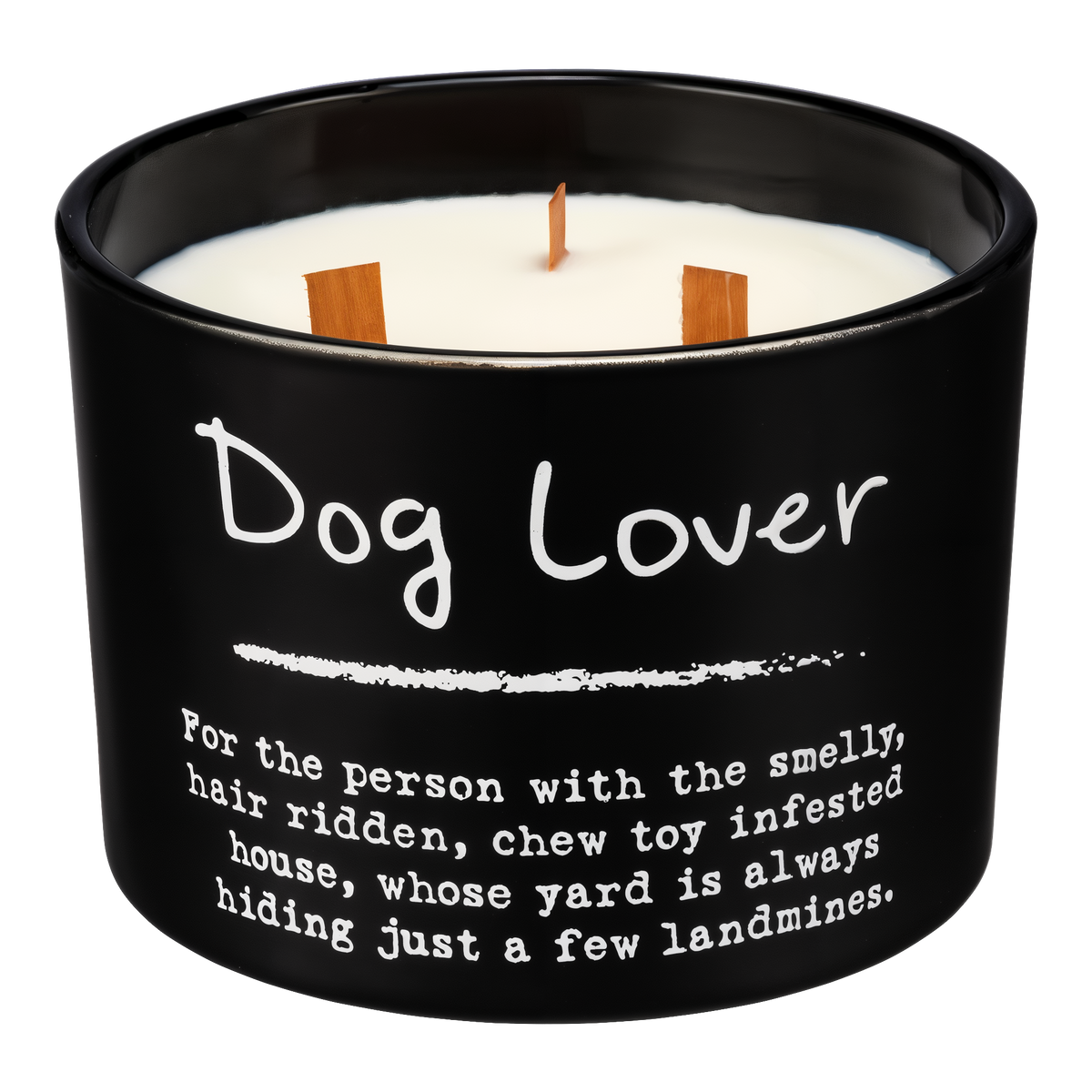 Primitives by Kathy Dog Lover Poetry Candle -- product image