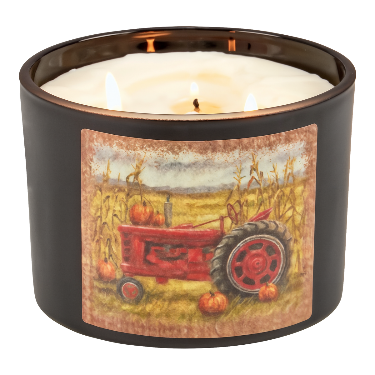 Primitives By Kathy Fall Tractor Candle -- product image