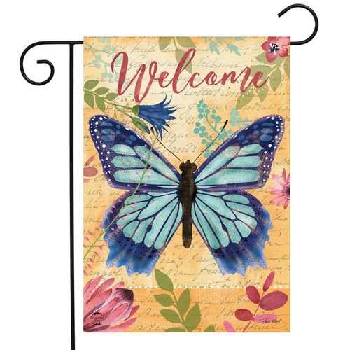 Briarwood Lane Beautiful Butterfly Garden Flag
