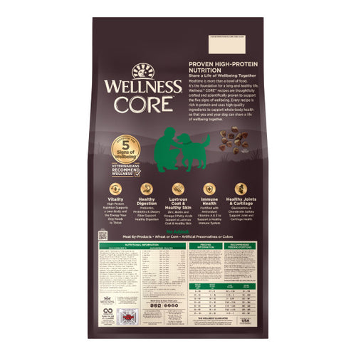 Wellness CORE Grain Free Lamb Dog Food