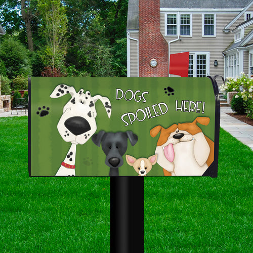 Briarwood Lane Spoiled Dogs Fall Mailbox Cover