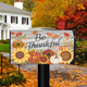 Briarwood Lane Be Thankful Flowers Mailbox Cover